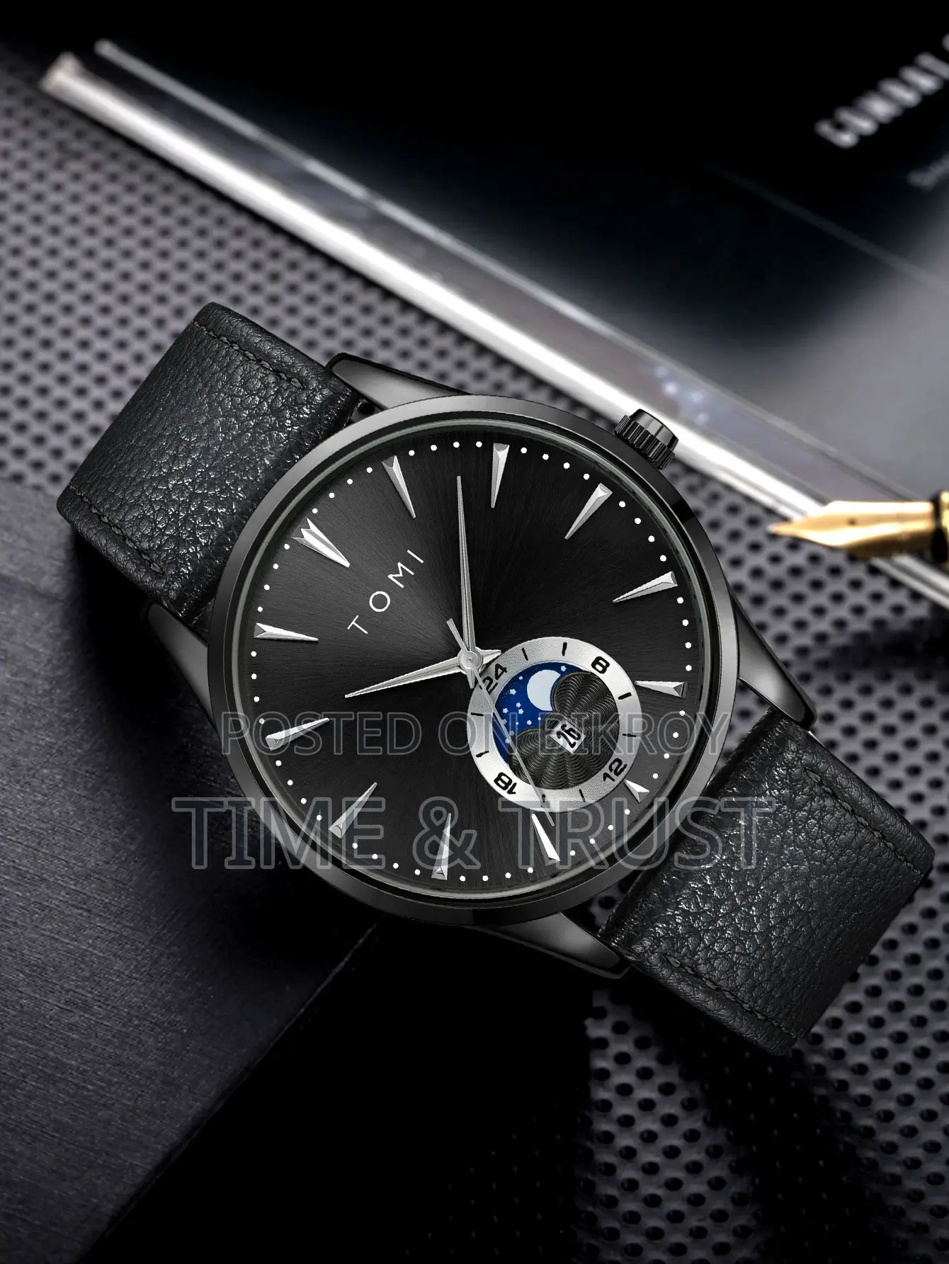 Tomi Moonphase Quartz Premium Magnetic
