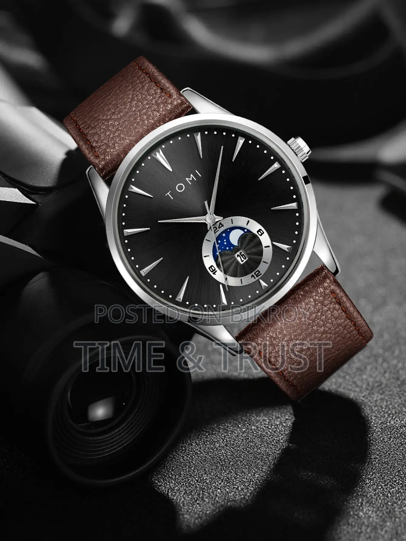 Tomi Moonphase Quartz Premium Magnetic