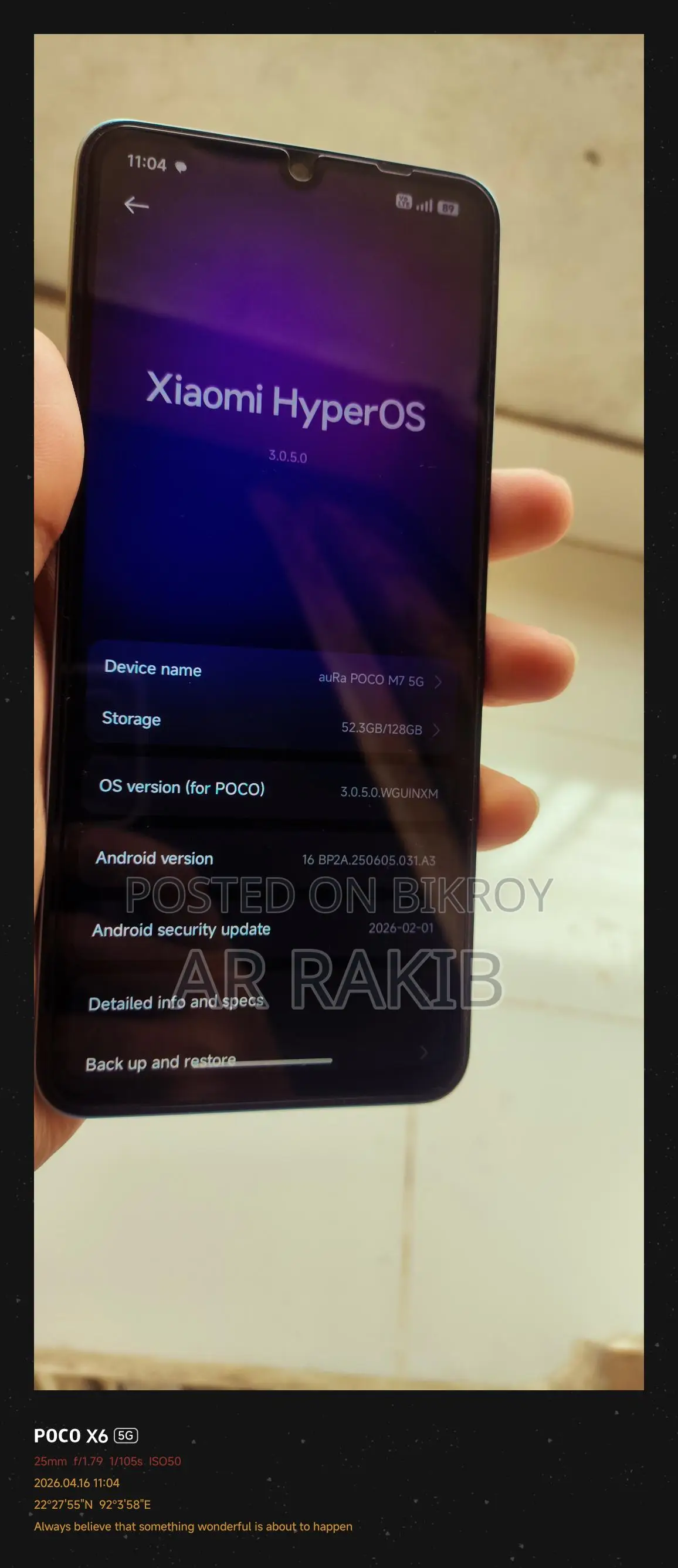 Xiaomi Poco M7 5G (Used)