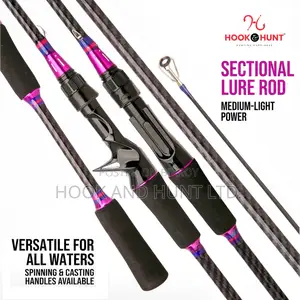 Long Casting Fiberglass Lure Fishing Rod 180–240CM