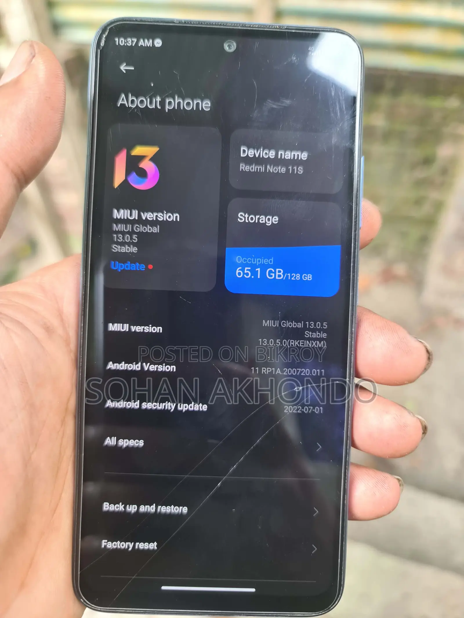 Xiaomi Redmi Note 11 (Used)