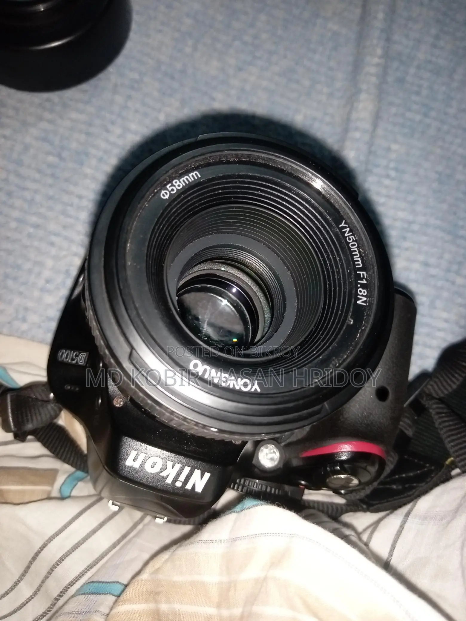 Nikon D5100 with 2x 50mm Prime Lenses