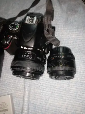 Nikon D5100 with 2x 50mm Prime Lenses