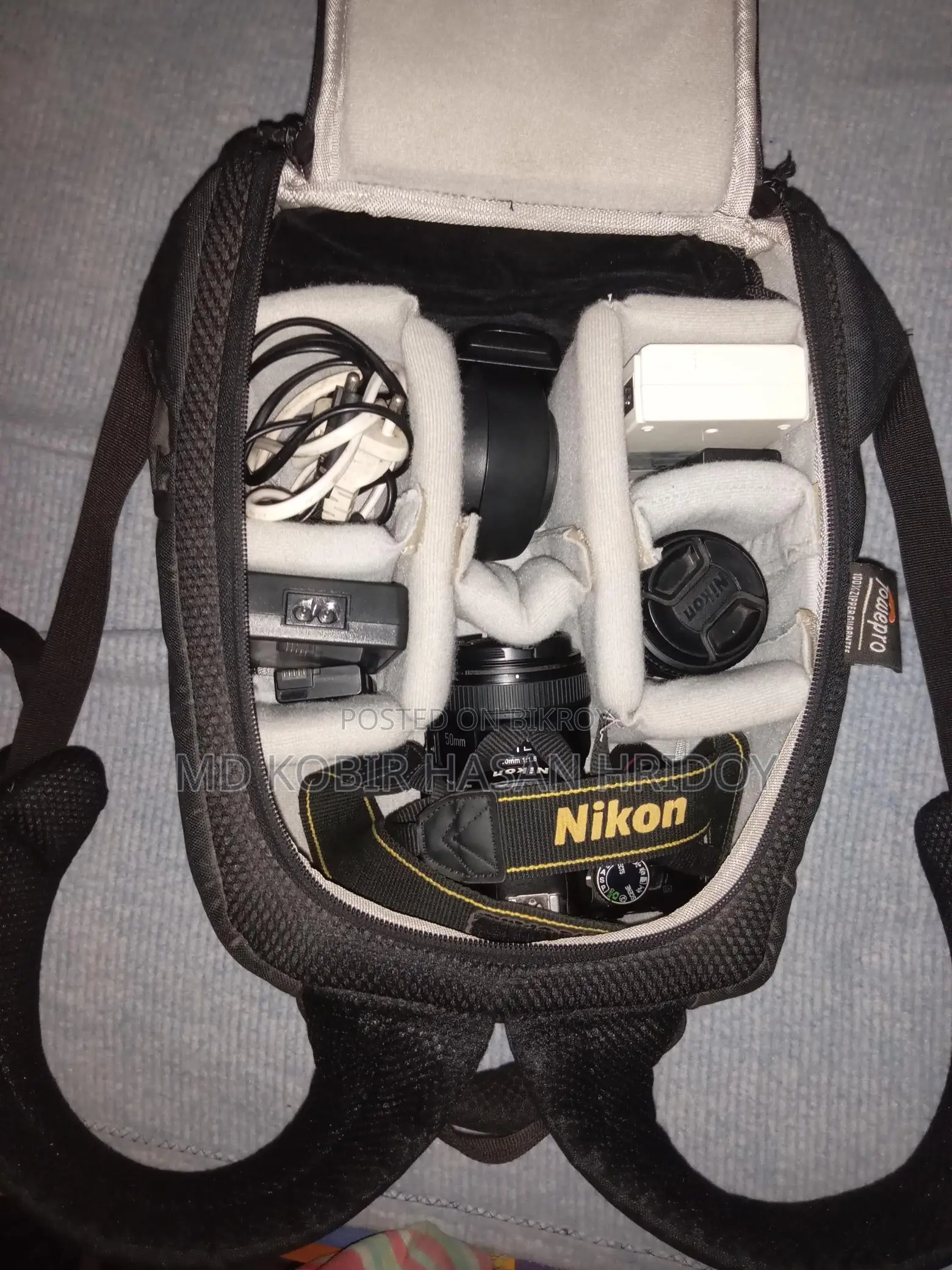 Nikon D5100 with 2x 50mm Prime Lenses