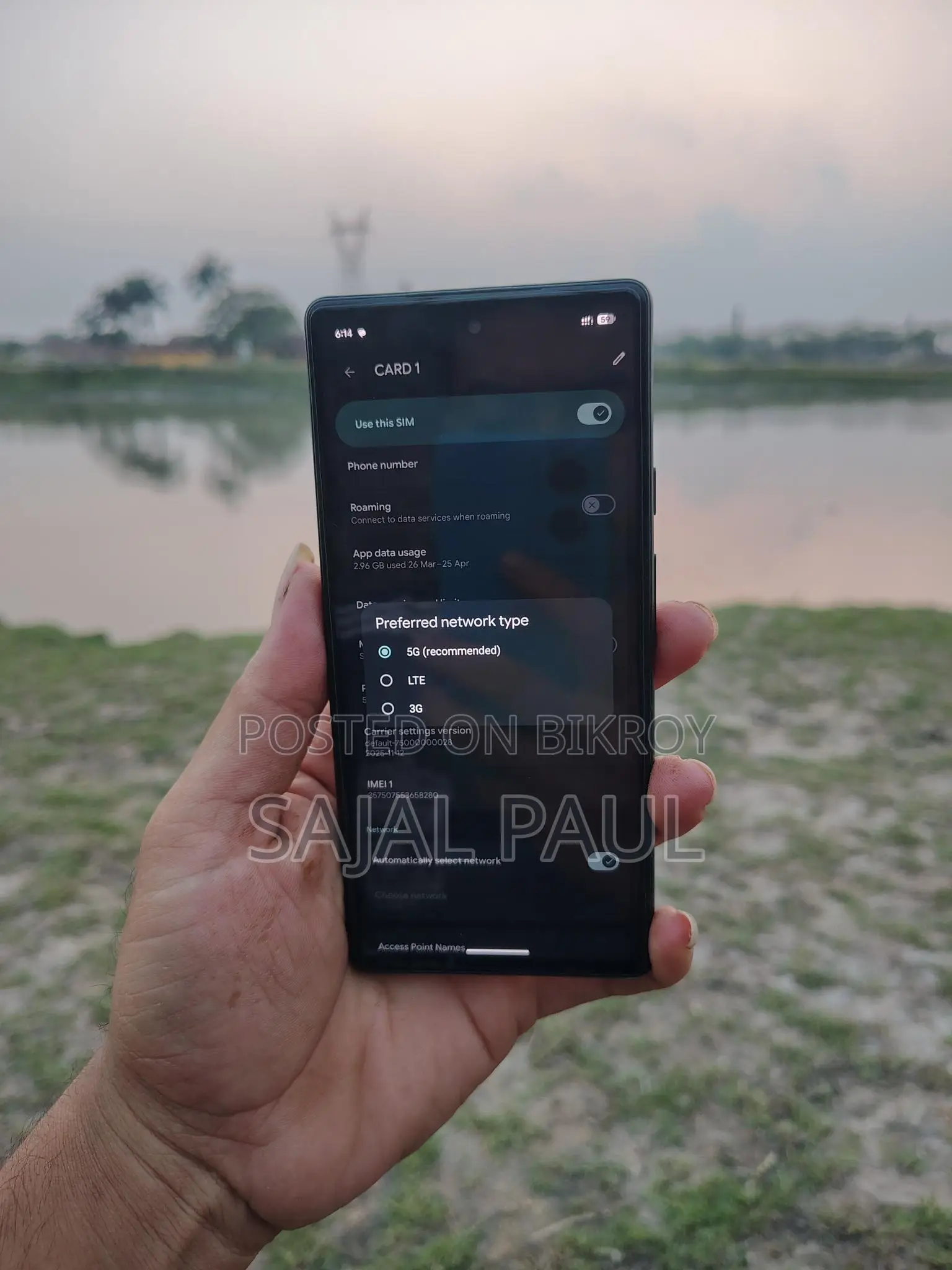 Google Pixel 6a 5g(us) varient (Used)
