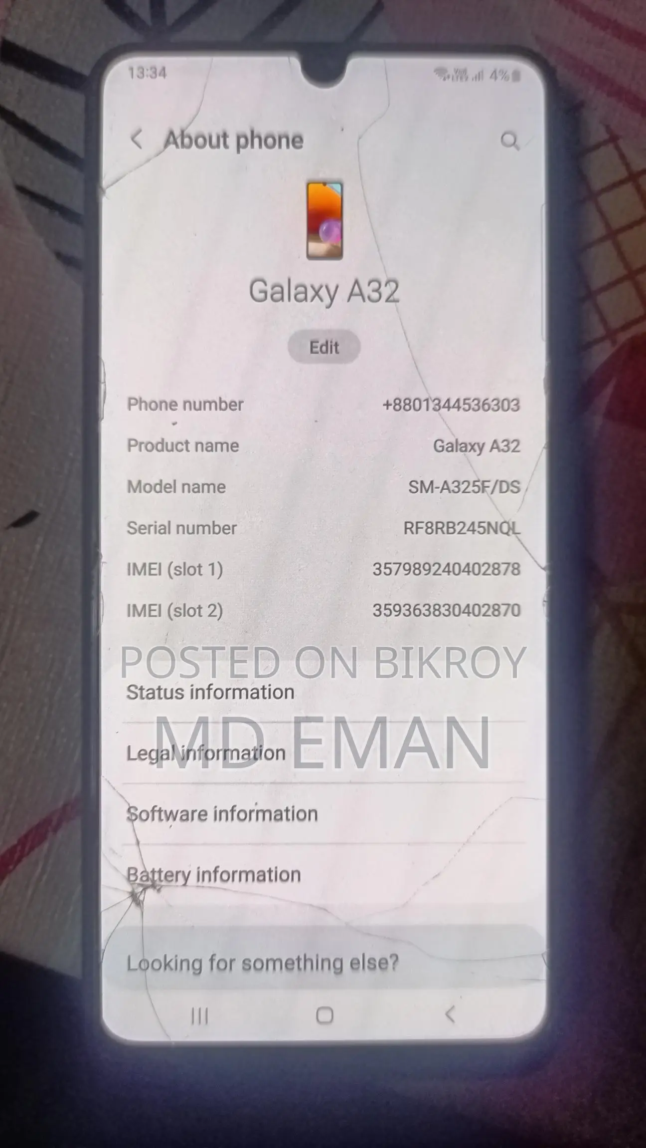 Samsung Galaxy A32 (Used)