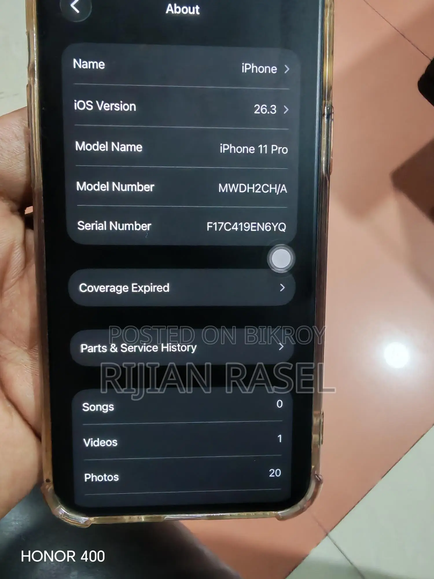 Apple iPhone 11 Pro 256 GB Gray