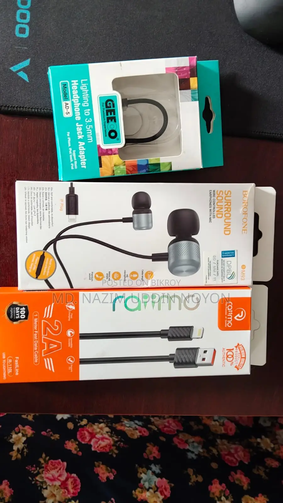 Lightning Earphone Cable