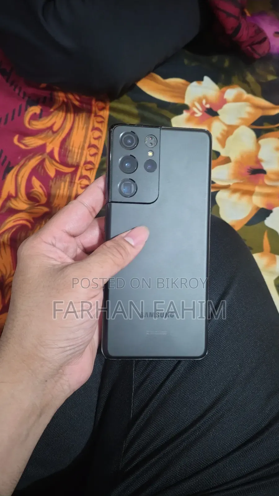 স্যামসাং গ্যালাক্সি এস২১ আল্ট্রা ৫জি ১২৮ জিবি ব্ল্যাক