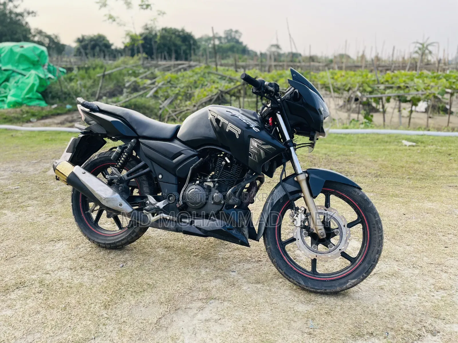 TVS Apache RTR 160 2V 2018 Black