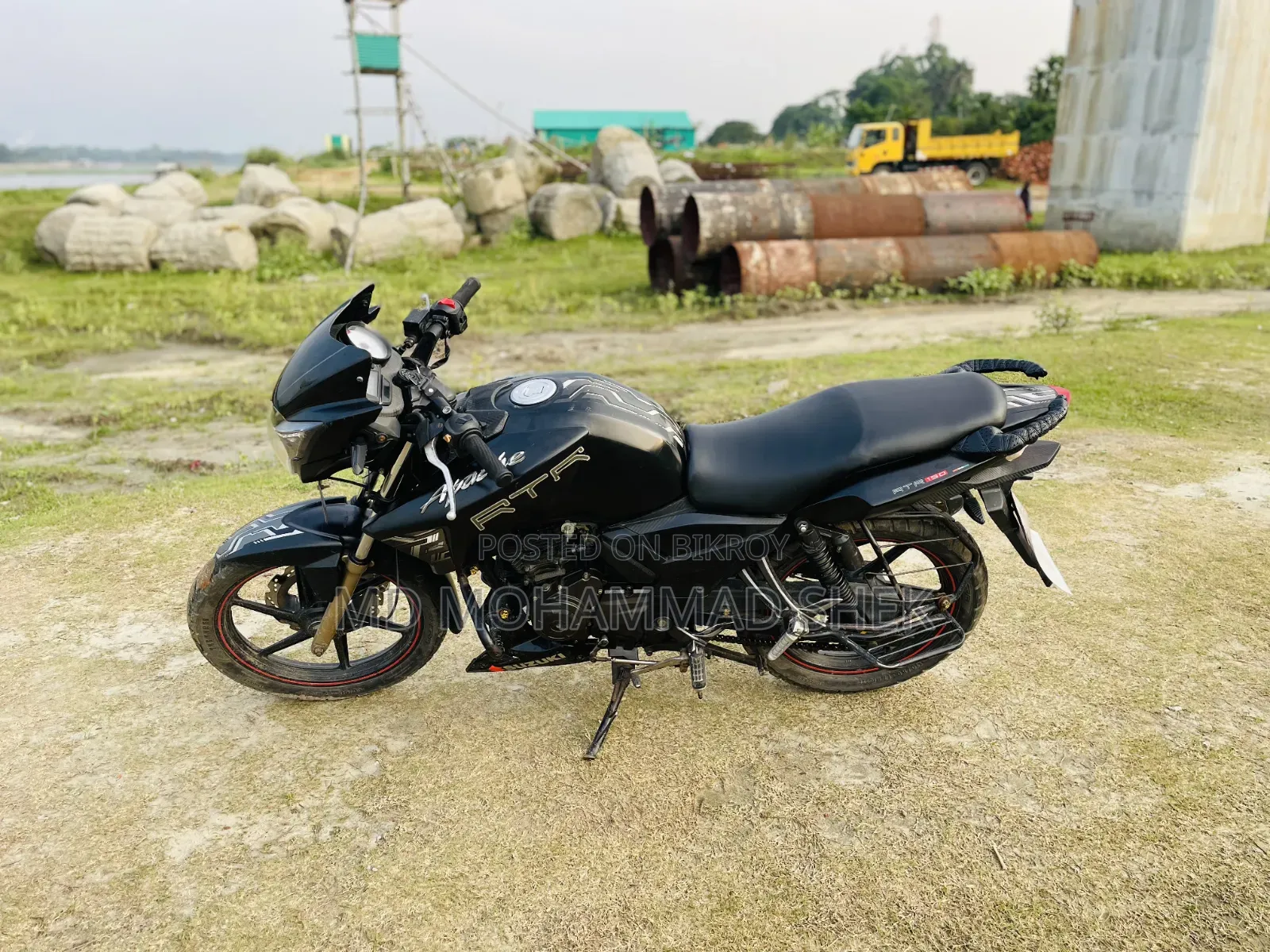 TVS Apache RTR 160 2V 2018 Black