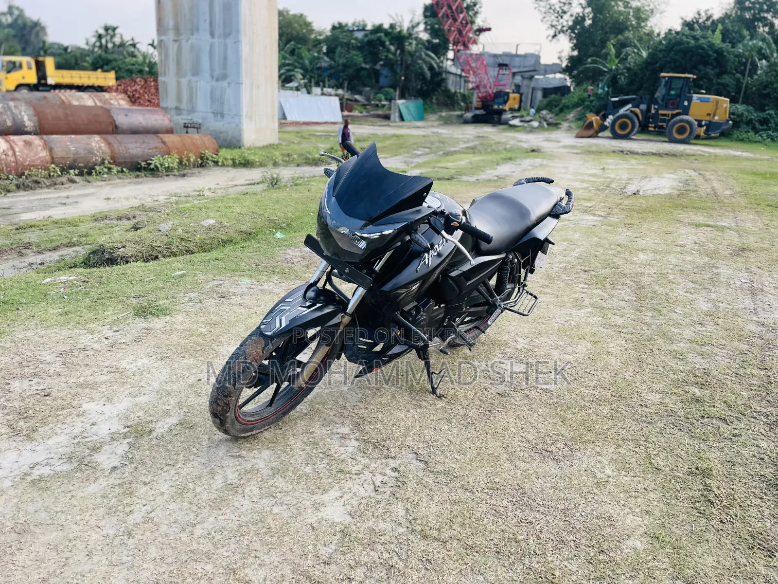 TVS Apache RTR 160 2V 2018 Black