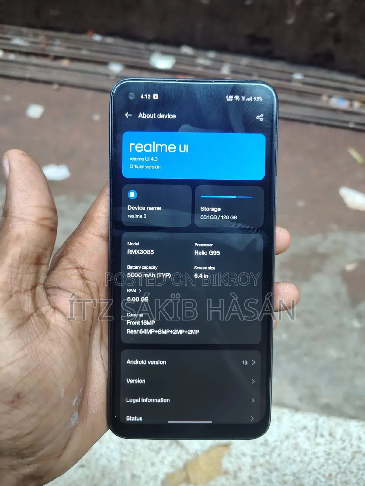 Realme 8 Pro 128 GB Gray