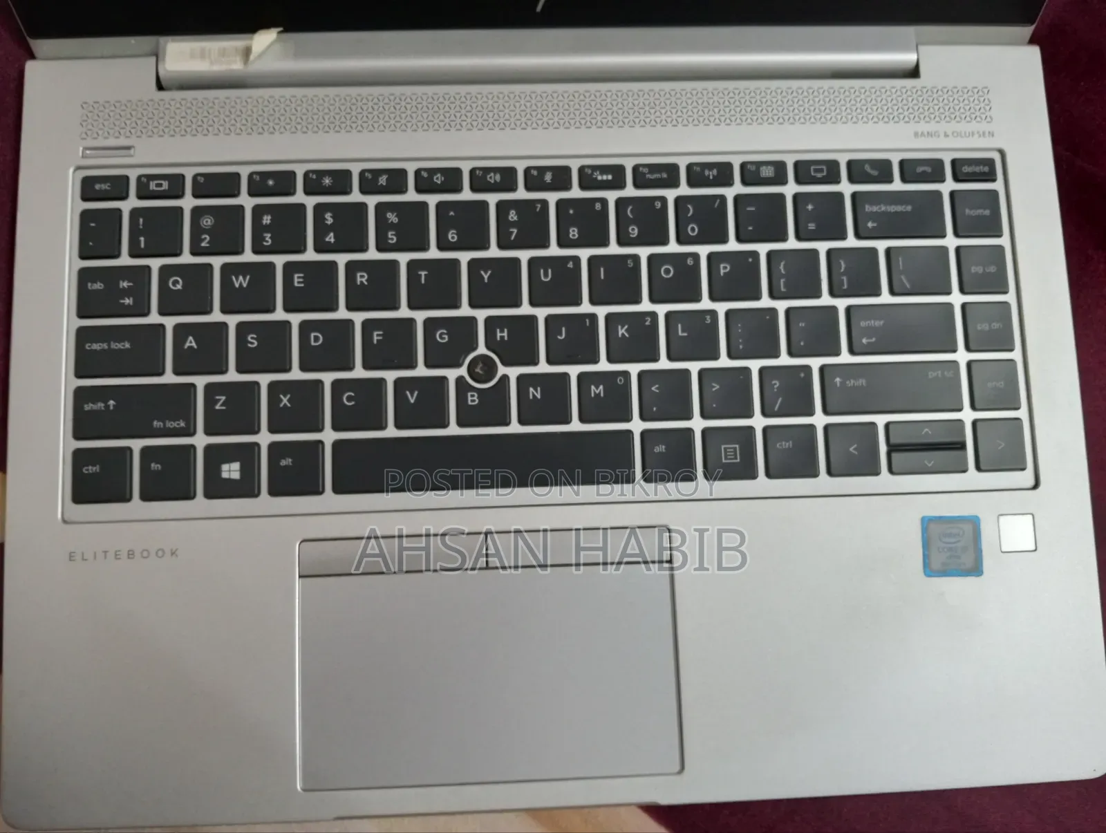 ল্যাপটপ HP EliteBook 840 G6 ১৬জিবি ইন্টেল কোর i7 SSD ৫১২জিবি