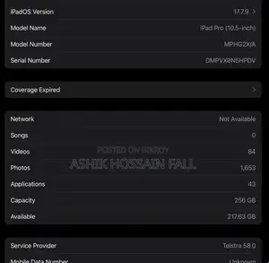 Apple iPad Pro 10.5 (2017) 256 GB Gray