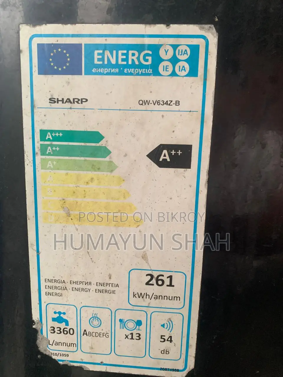 Sharp Dishwasher Machine