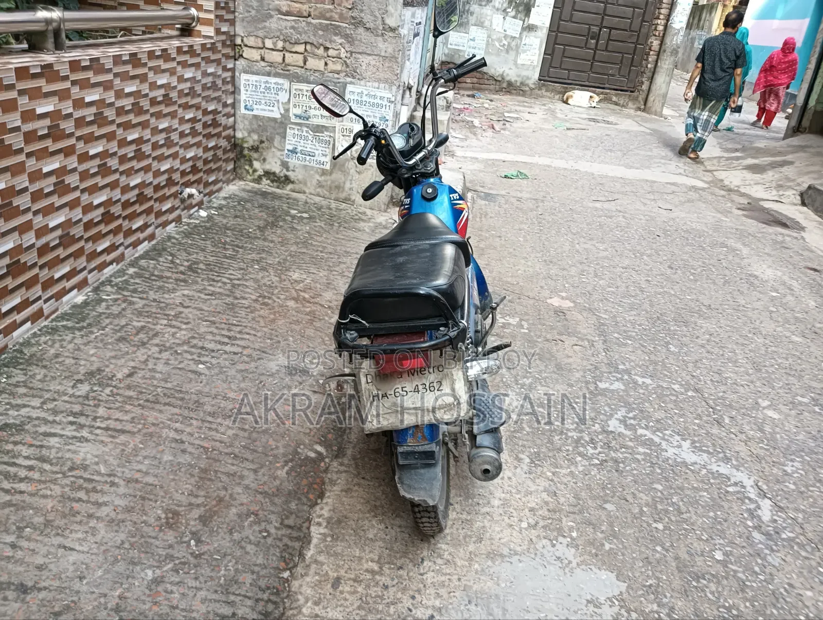 TVS XL 100 2019 Blue