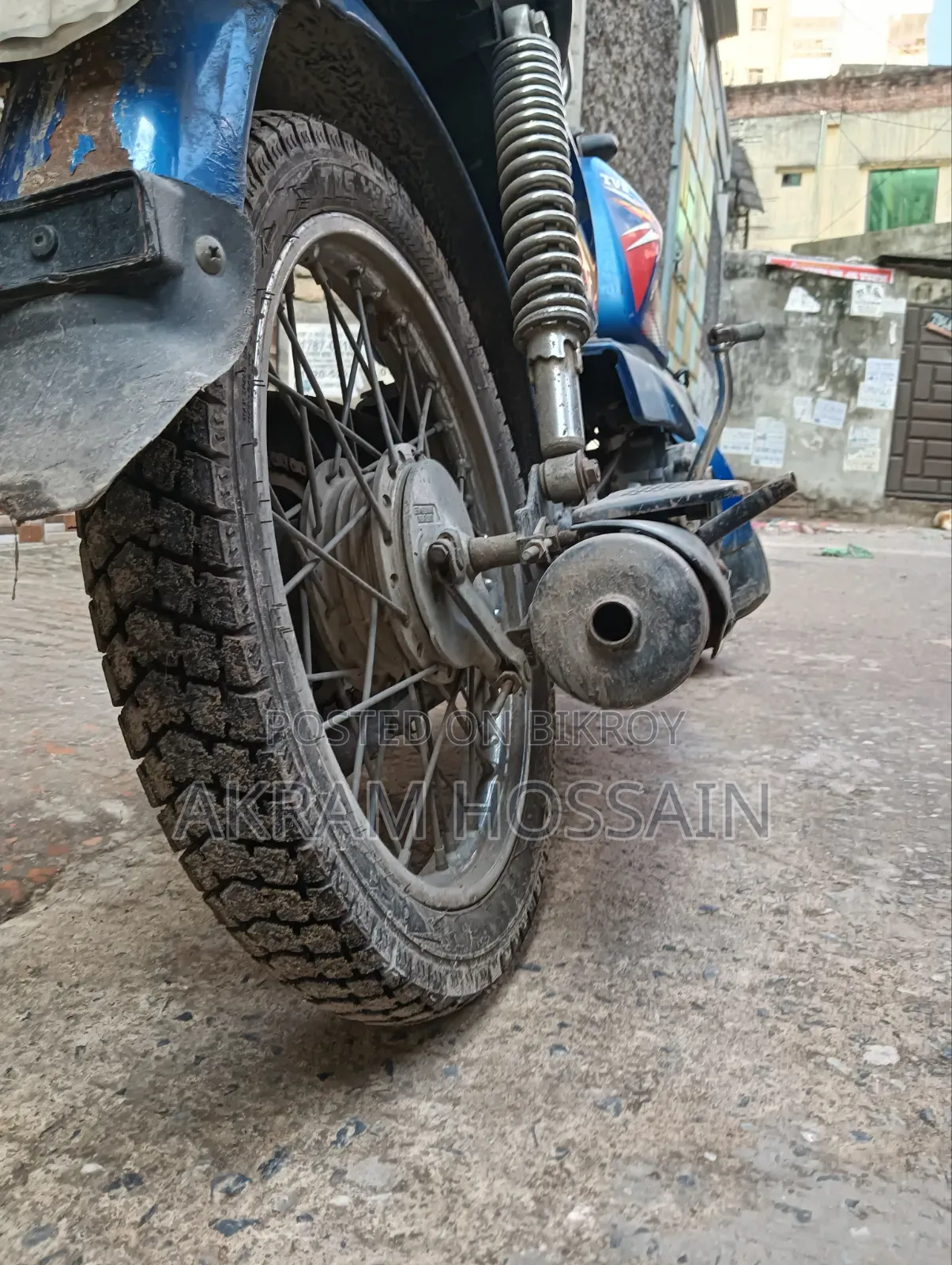 TVS XL 100 2019 Blue
