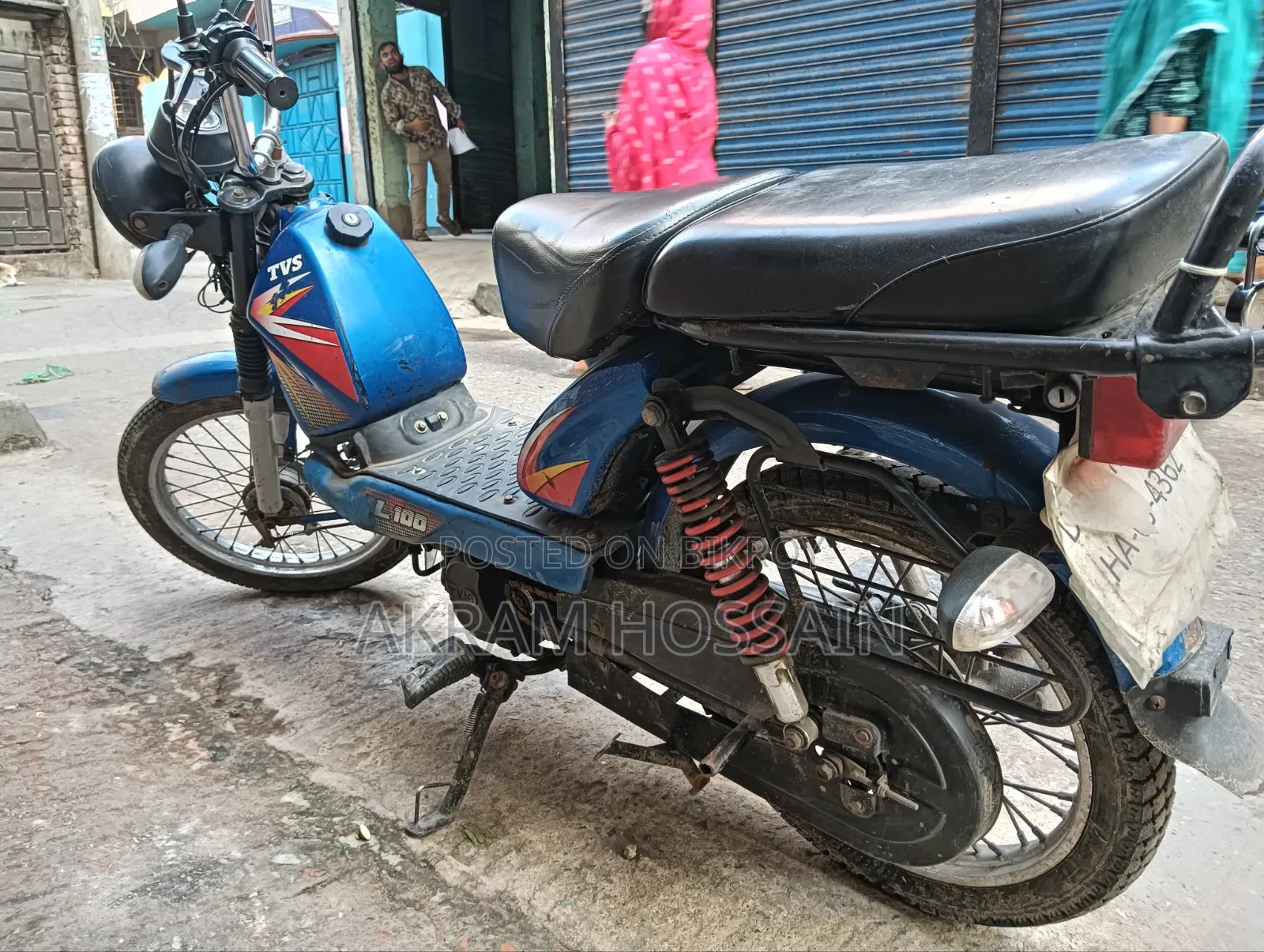 TVS XL 100 2019 Blue