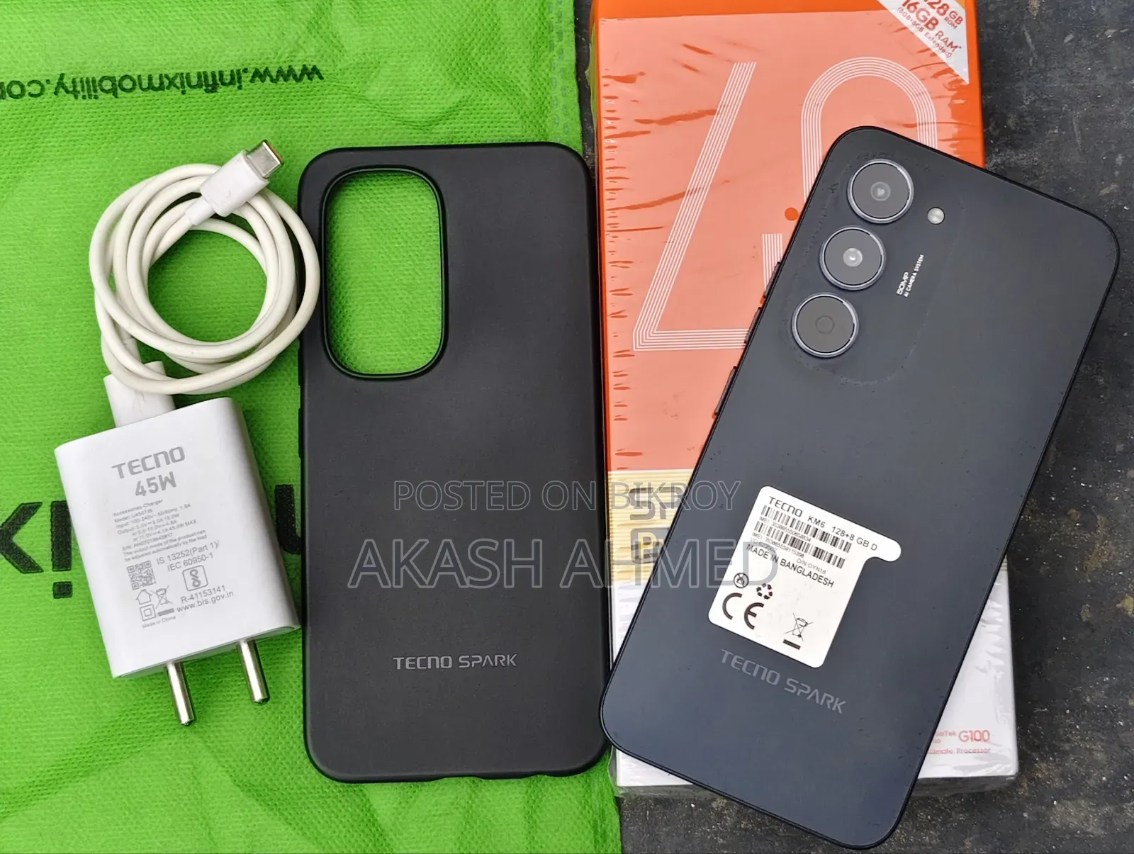 Tecno Spark 40 Pro 128 GB Black