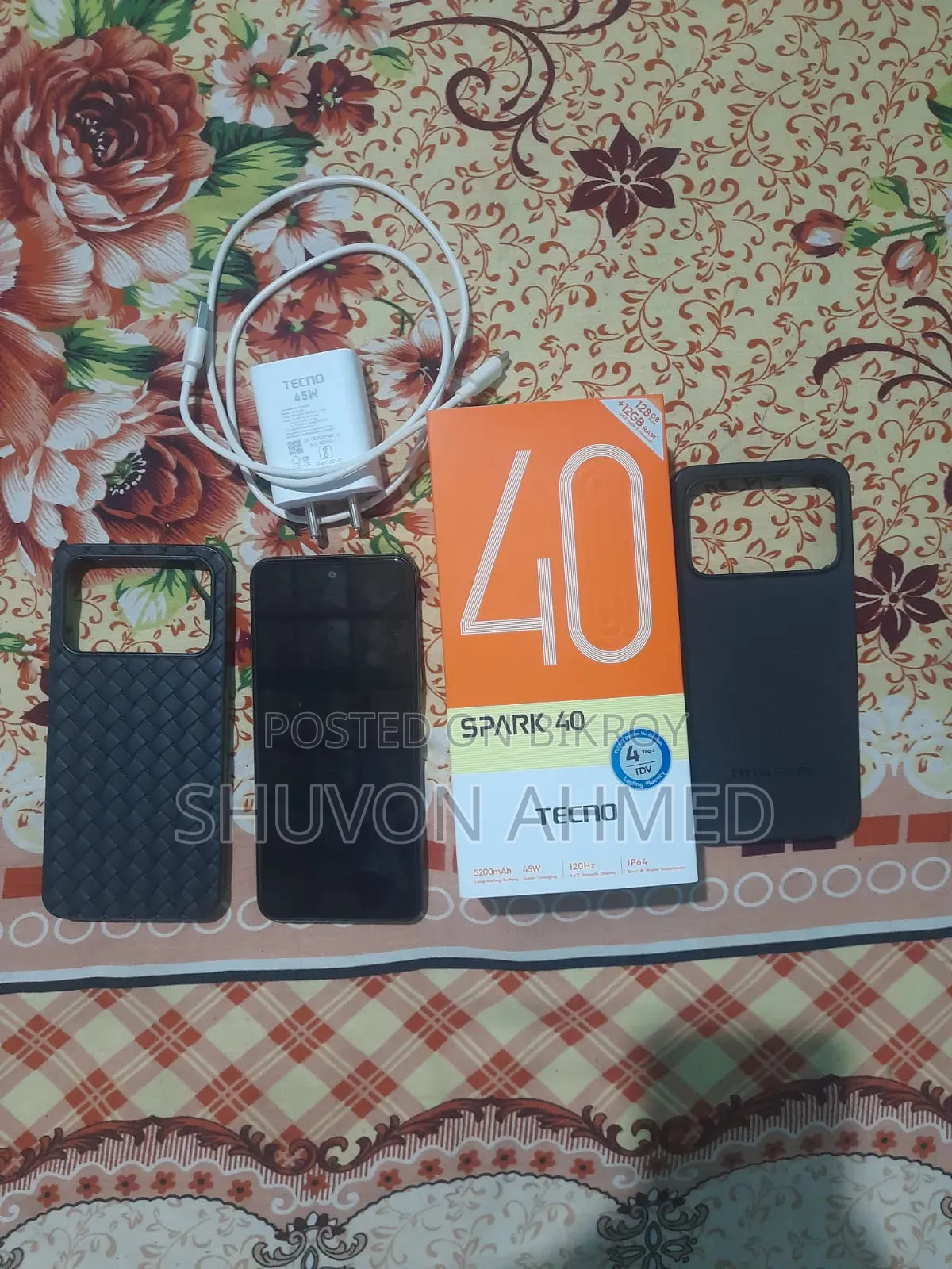 Tecno Spark 40 128 GB Black