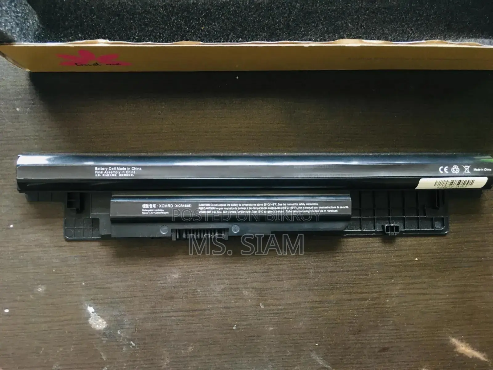 Dell XCMRD or Mr90y Laptop Battery