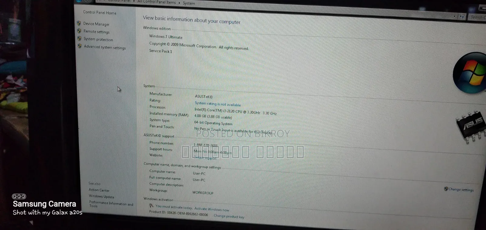 Computer PC for Sale (Fair Condition)