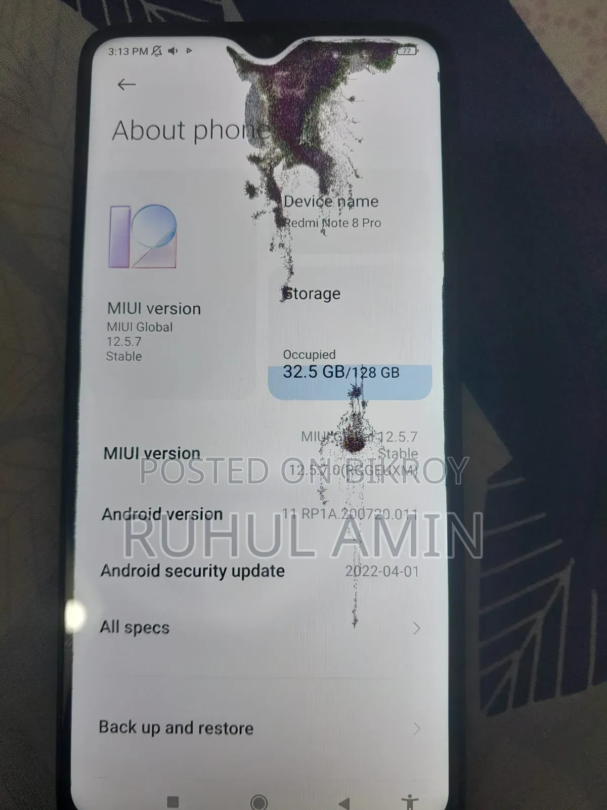 Xiaomi Redmi Note 8 Pro 128 GB Black