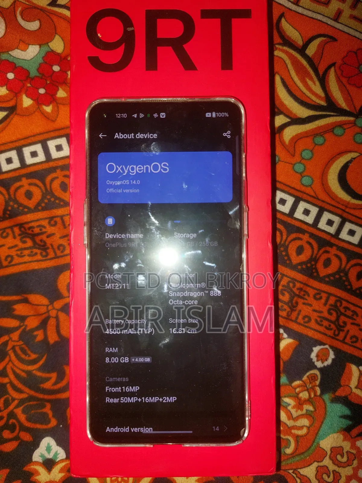 OnePlus 9RT 256 GB Black