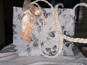 Pastel Butterfly Print Bag for Daily Style