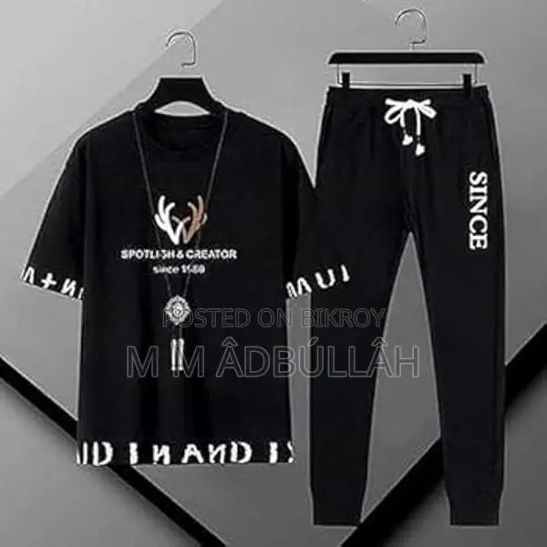Mesh T-shirt & Full Pant Set