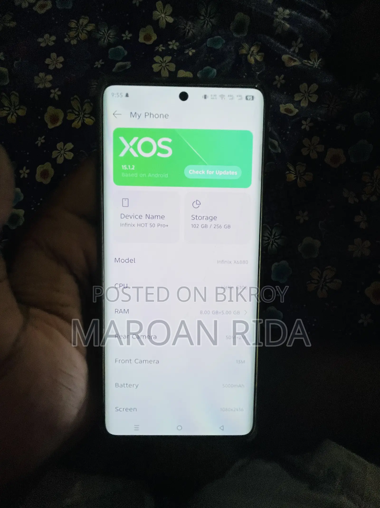 Infinix Hot 50 Pro 256 GB Gray