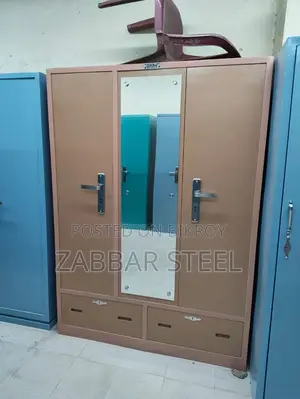 Three-Door Steel Almirah — More space, more security!