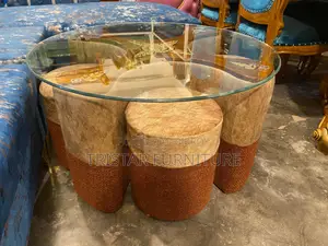 কফি টেবিল রাউন্ড ডিজাইন