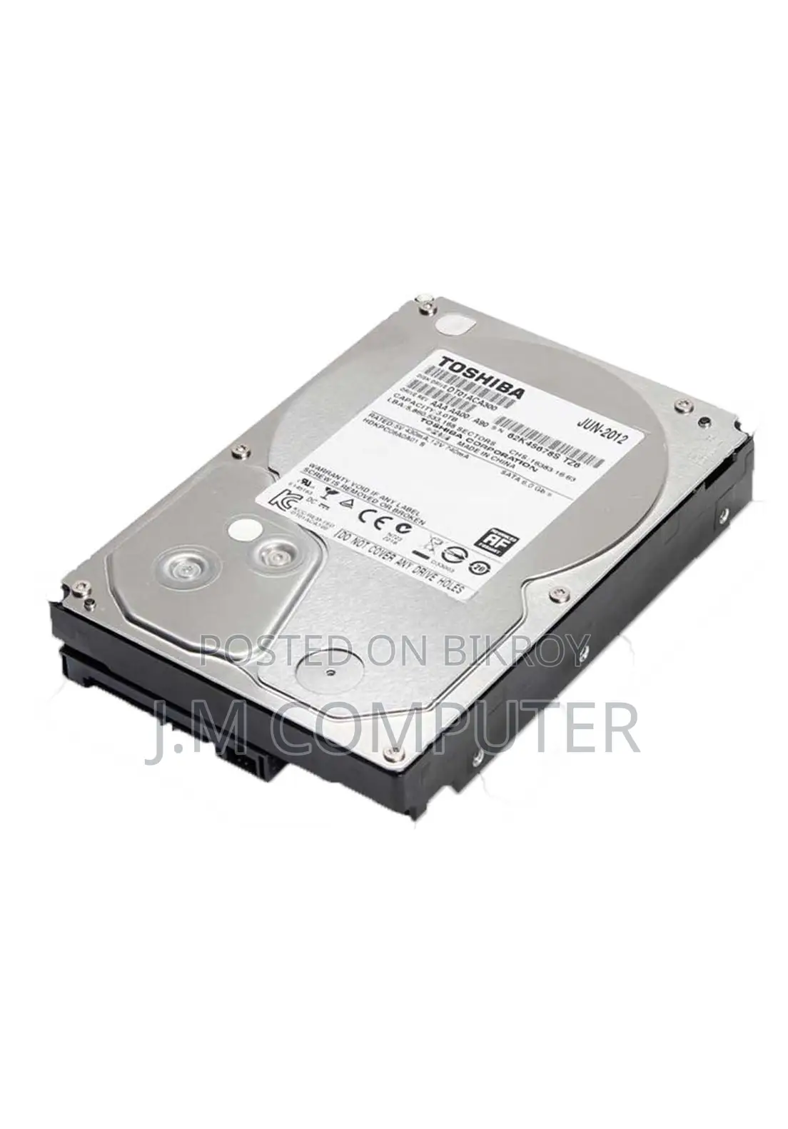 2TB Toshiba Hard Disk 100% Performance & Running