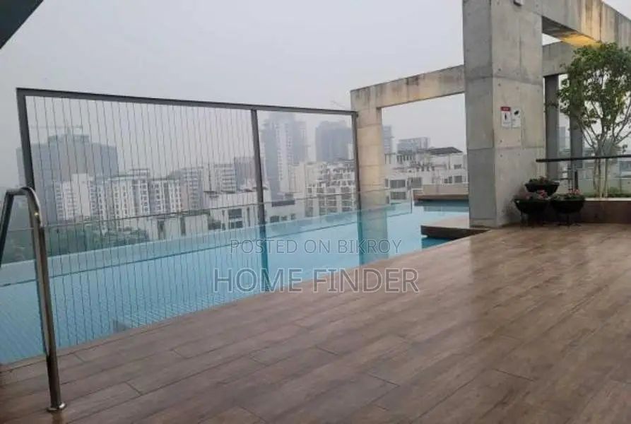 4000 Sqft Semi Furnished Swimming Pool Gym Flat Rent in Gulshan 2