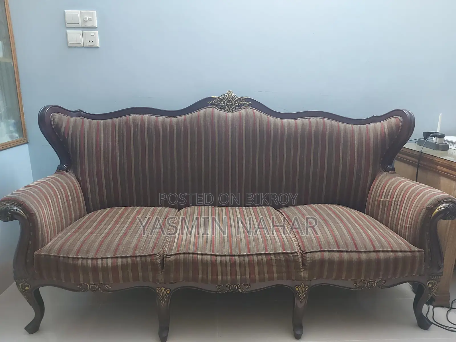 Wooden sofa