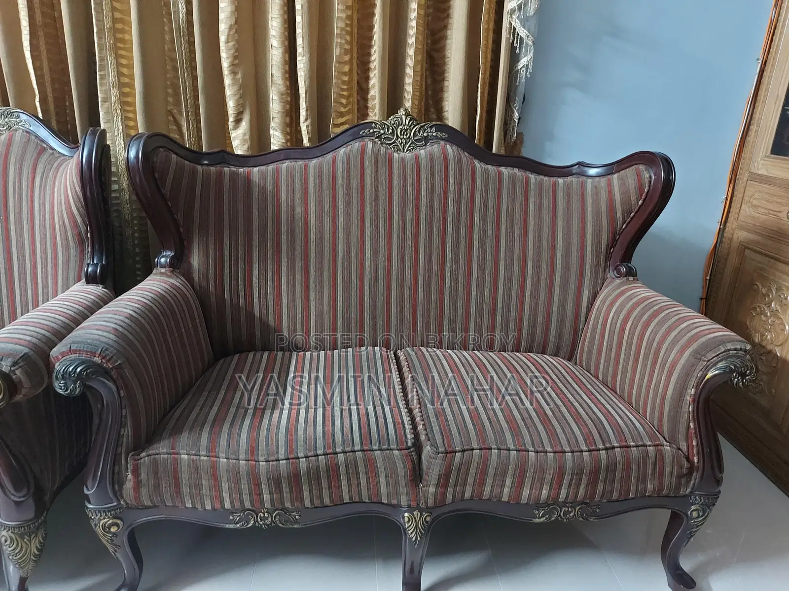 Wooden sofa