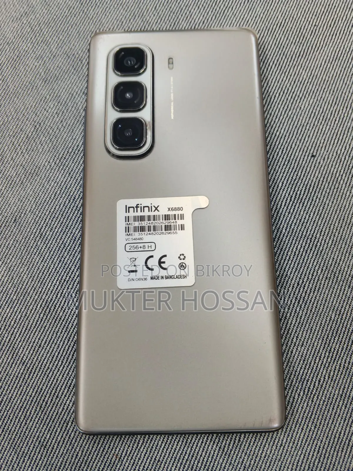 Infinix Hot 50 Pro 256 GB Rose Gold