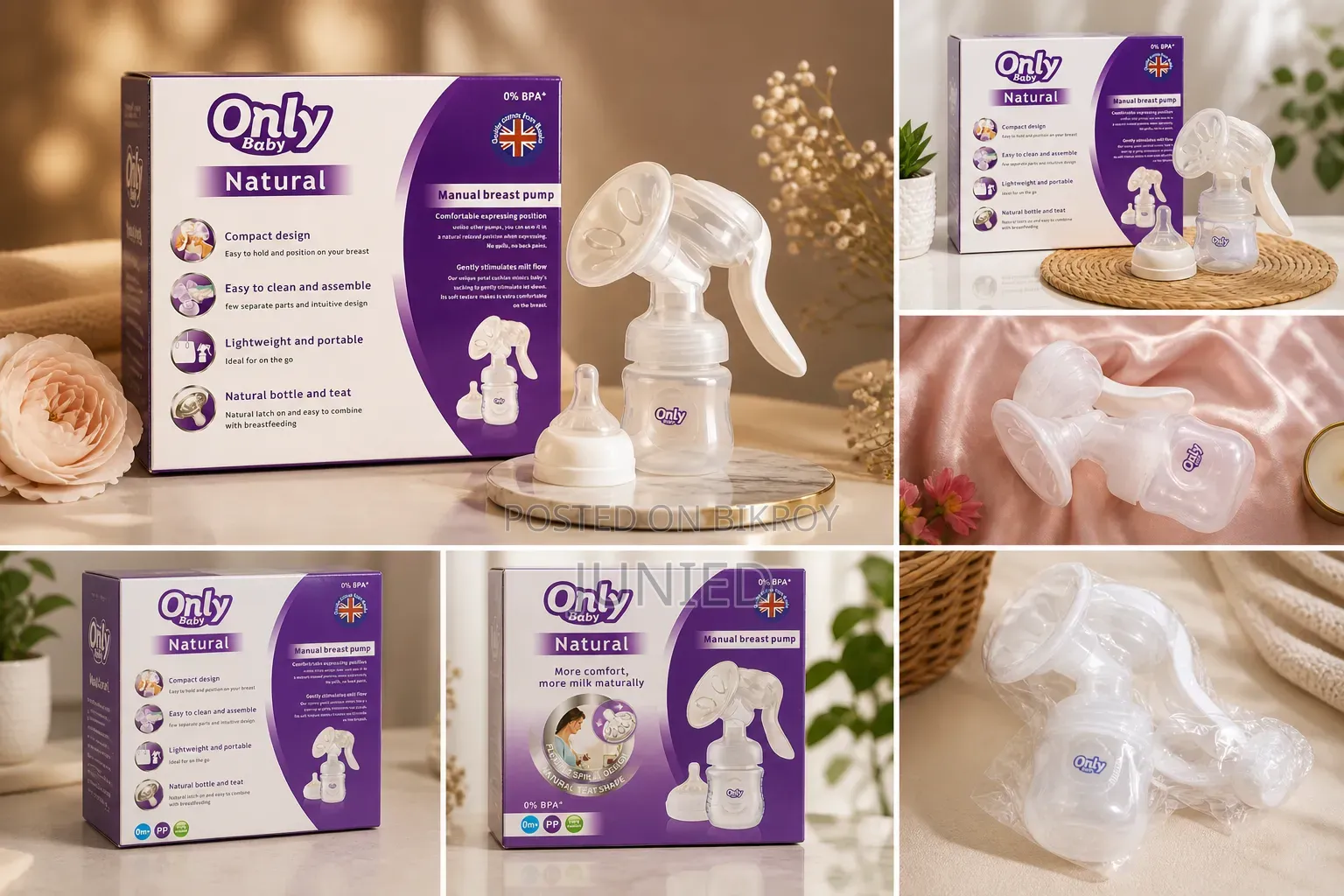 Only Baby Natural Manual Breast Pump