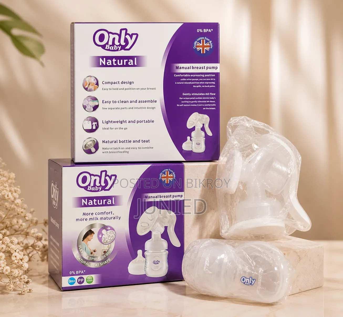Only Baby Natural Manual Breast Pump