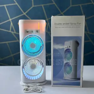 Remote Control Spray Fan With Led Light