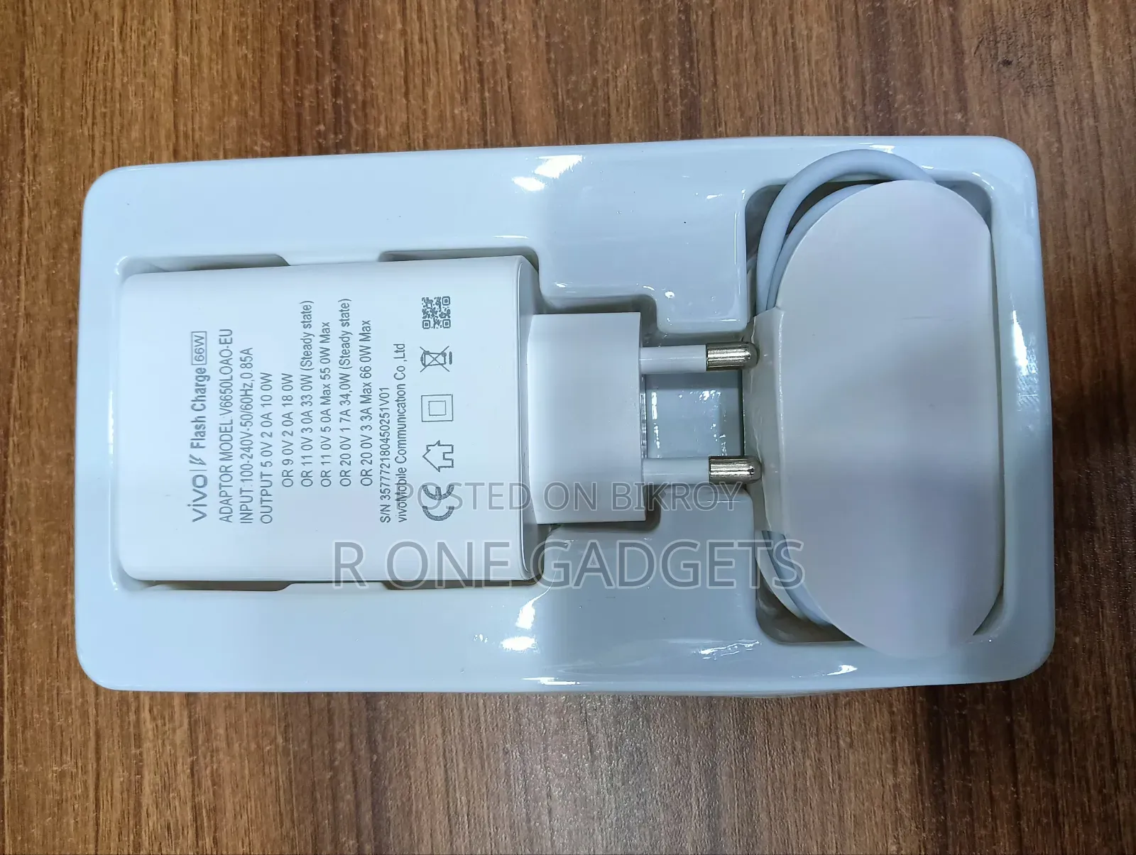 Vivo 66 Watt Flash Charger Original