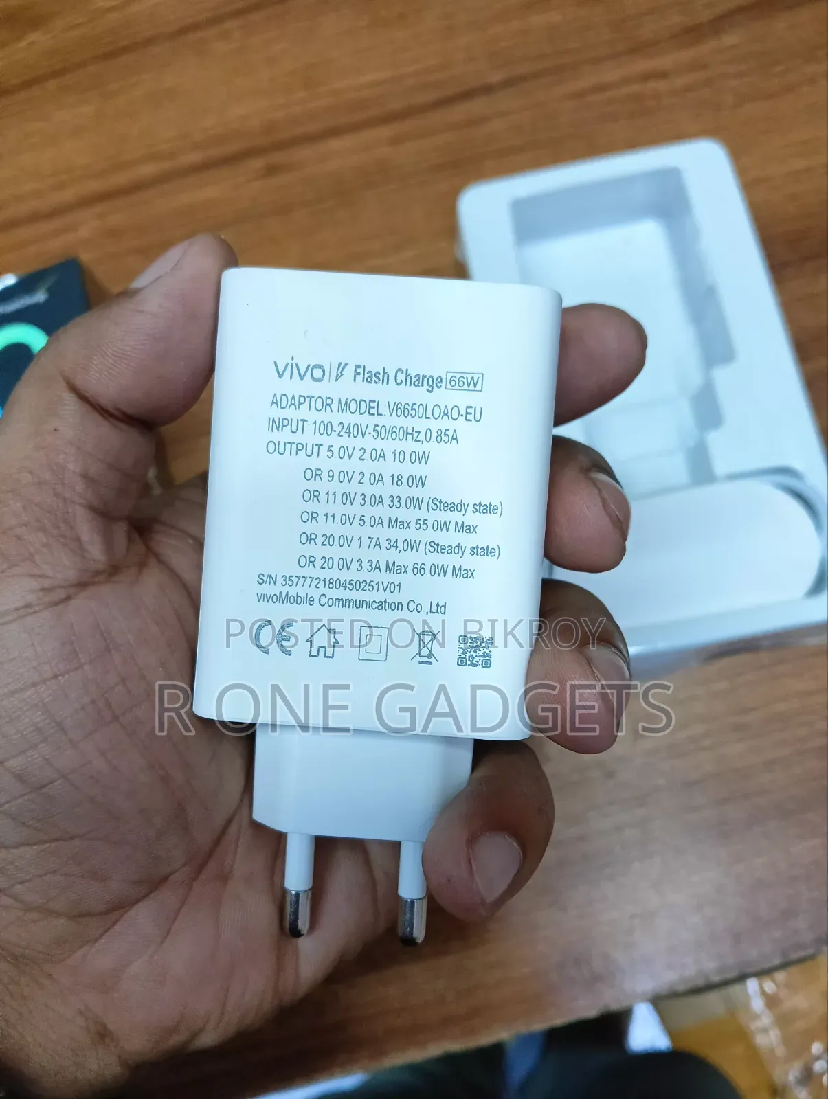Vivo 66 Watt Flash Charger Original