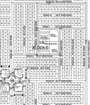 5 Katha Park Lake East at Sector-16/D