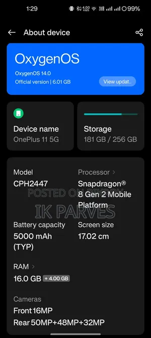OnePlus 11 256 GB