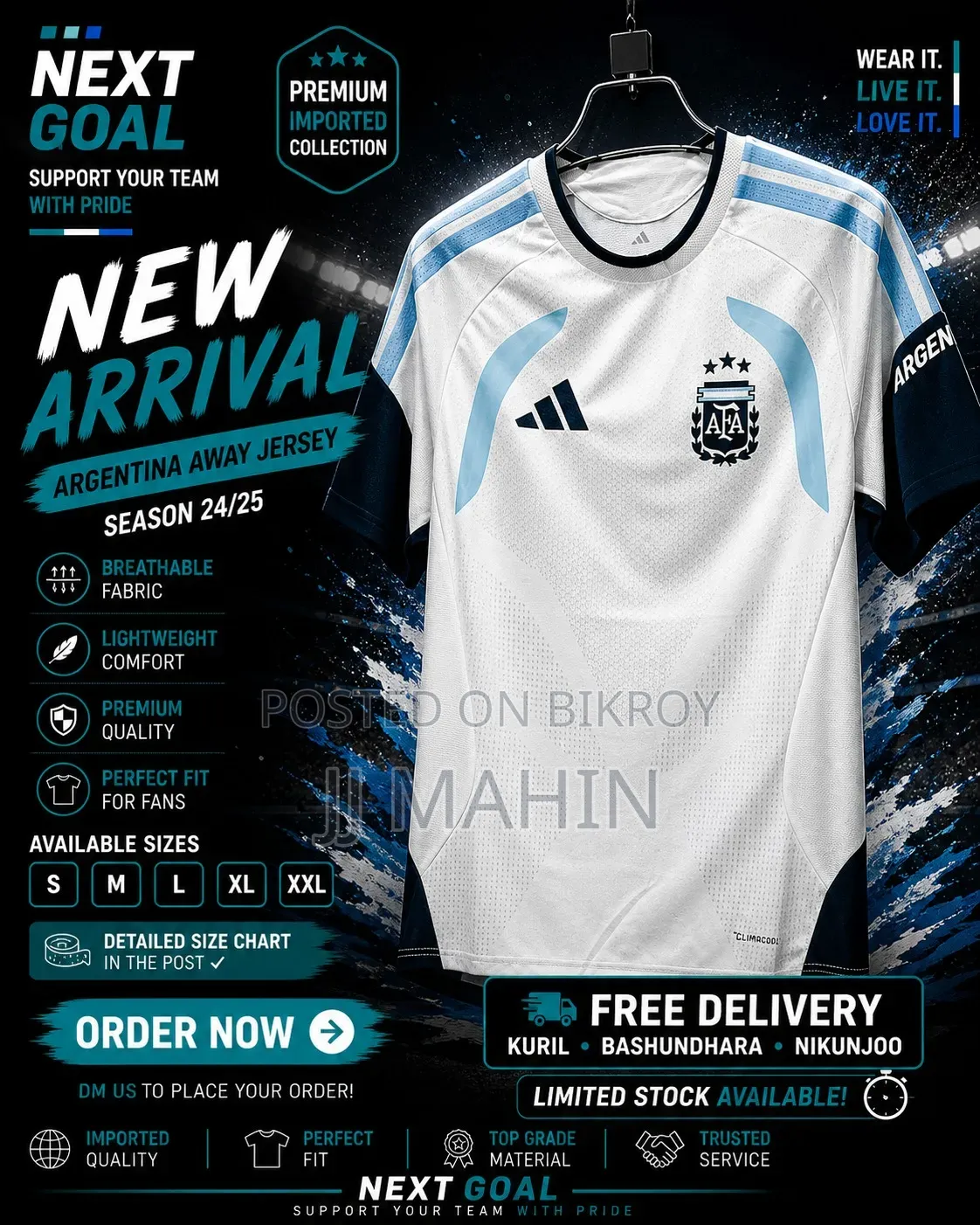 Premium Imported Jersey