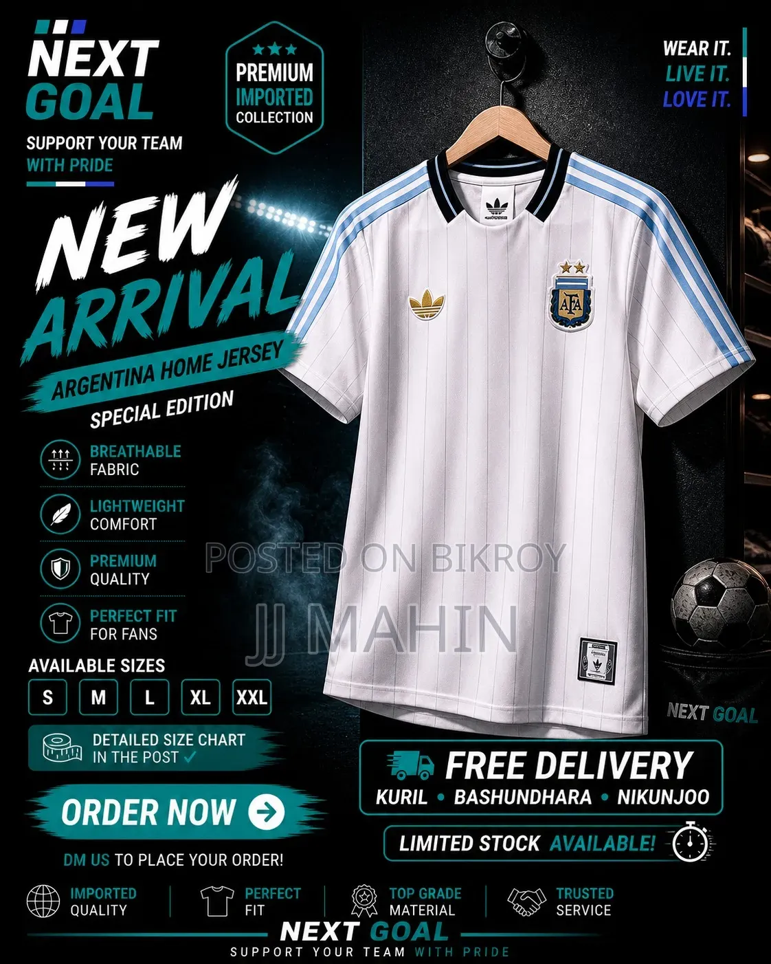 Premium Imported Jersey