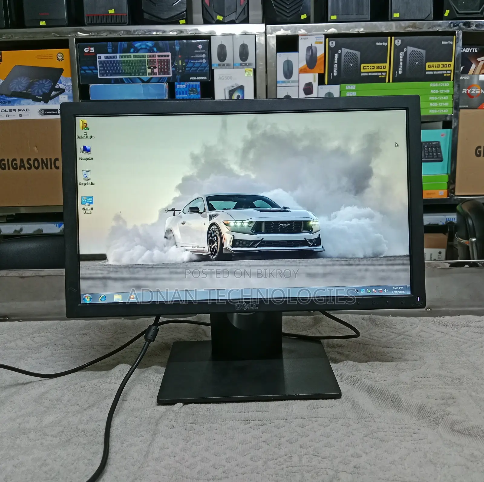 Dell E1916h – ১৯ ইঞ্চি এইচডি প্লাস এলইডি ফুল ফ্রেশ মনিটর