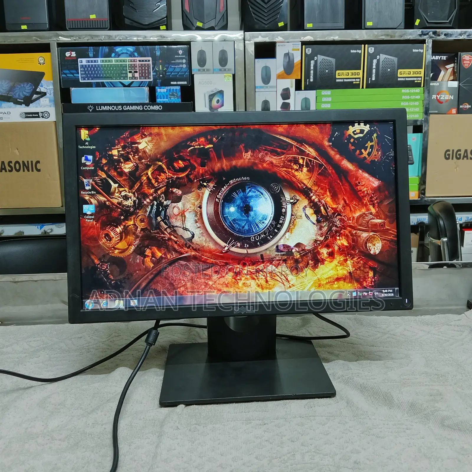Dell E1916h – ১৯ ইঞ্চি এইচডি প্লাস এলইডি ফুল ফ্রেশ মনিটর